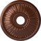 Ekena Millwork Berkshire Ceiling Medallion (Canopies up to 6 3/8"), 20 1/8"OD x 3 7/8"ID x 1 7/8"P, Copper Penny CM20BE1CPS - alternate 1